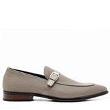 Manzoni Handmade Taupe Mesh Loafers