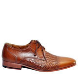 Manzoni Handmade Scafati Knitted Lace Up Shoes