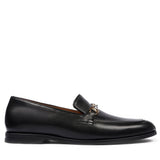 Manzoni Handmade Paola Black Leather Loafers
