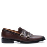 Manzoni Handmade Mirellan Leather Monkstraps