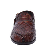 Manzoni Handmade Felice Crocodile Style Sandals