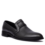 Manzoni Handmade Monte Black Loafers
