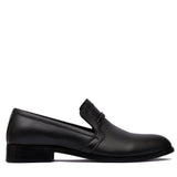 Manzoni Handmade Monte Black Loafers