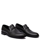 Manzoni Handmade Monte Black Loafers
