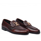 Manzoni Handmade Terrasini LV Buckle Loafers
