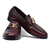 Manzoni Handmade Terrasini LV Buckle Loafers