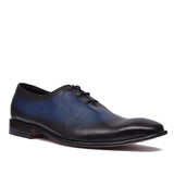 Manzoni Handmade Giovanni Plain-Toe Leather Oxford Shoes