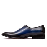 Manzoni Handmade Giovanni Plain-Toe Leather Oxford Shoes