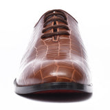 Manzoni Handmade Senago Crocodile Style Oxfords