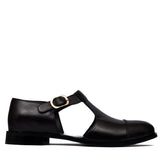 Manzoni Handmade Black Leather Apollo Style Sandals