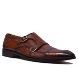 Manzoni Handmade Wese Double Monkstrap Shoes