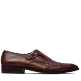 Manzoni Handmade Wese Double Monkstrap Shoes