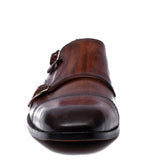 Manzoni Handmade Wese Double Monkstrap Shoes
