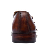 Manzoni Handmade Wese Double Monkstrap Shoes