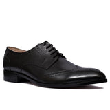 Manzoni Handmade Martino Black Oxford Shoes