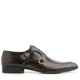 Manzoni Handmade Courtside Leather Monkstraps