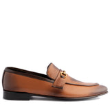 Manzoni Handmade notico Leather Loafers