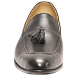 Manzoni Handmade Black Leather Tassels Dress - Manzoni