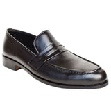 Manzoni Handmade Forio Black Loafers