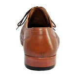 Manzoni Handmade Knitted Men Leather Stylish - Manzoni