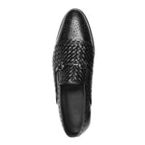Manzoni Handmade Buckle Style Leather Loafers