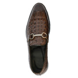 Manzoni Handmade Circeo Croc Style Loafers