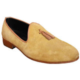 Manzoni Handmade Coffee Brown Suede Leather - Manzoni
