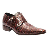 Manzoni Handmade Crafted Double Strap Monks - Manzoni