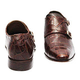 Manzoni Handmade Crafted Double Strap Monks - Manzoni