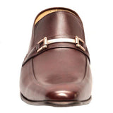 Manzoni Handmade Brown Leather Loafers - Manzoni