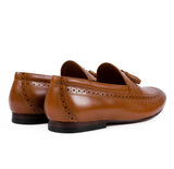 Manzoni Handmade ScaleaBrogued Edges Loafers