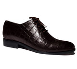 Manzoni Handmade Salò Crocodile Style Oxfords