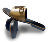 Manzoni Handmade Genuine Leather Slippers For Men