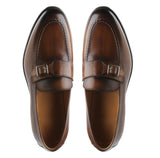 Manzoni Handmade Schio Buckle Style Loafers