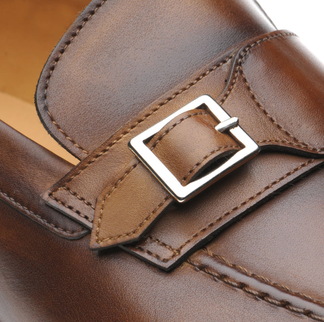 Manzoni Handmade Schio Buckle Style Loafers
